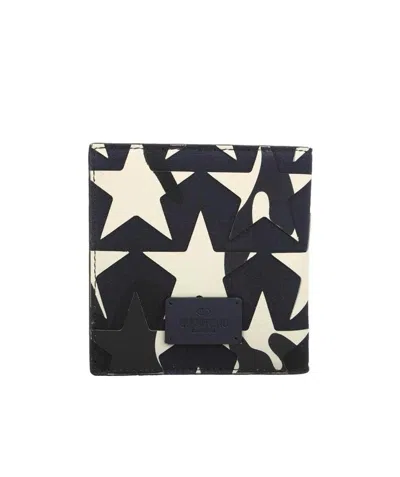 Valentino Garavani Logo Folded Wallet In Black