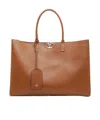 Valentino Logo Handbag In Brown