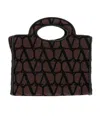 Valentino Logo Handbag In Brown/black