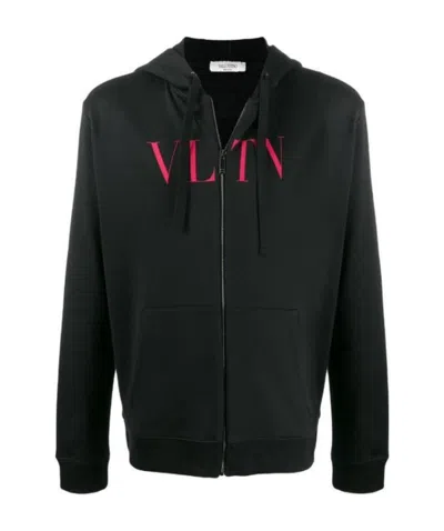 Valentino Logo Hat Casual Jacket In Black