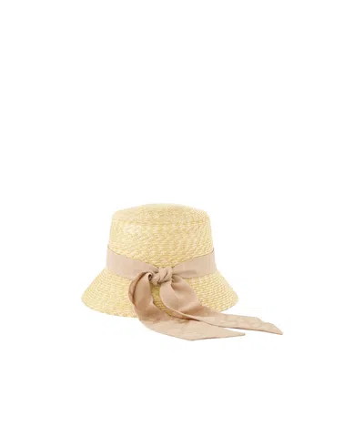 Valentino Garavani Logo Hat In Nude