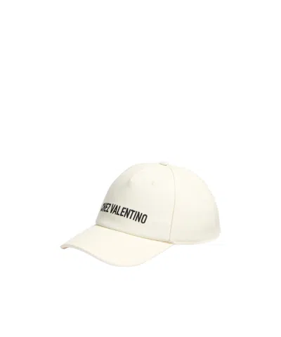 Valentino Garavani Logo Hat In White