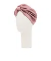 Valentino Logo Headscarf In White