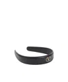 Valentino Garavani Leather Cap With Structured Silhouette In Black