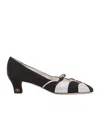 Valentino Logo High Heels In Black