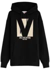 Valentino Chez Hooded Sweatshirt In Black