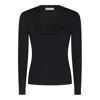 VALENTINO VALENTINO LOGO INTARSIA CREWNECK JUMPER