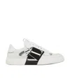 Valentino Vl7n Leather And Fabric Low-top Sneakers
