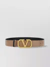 Valentino Garavani Valentino Vlogo Plaque Reversible Belt In Multi