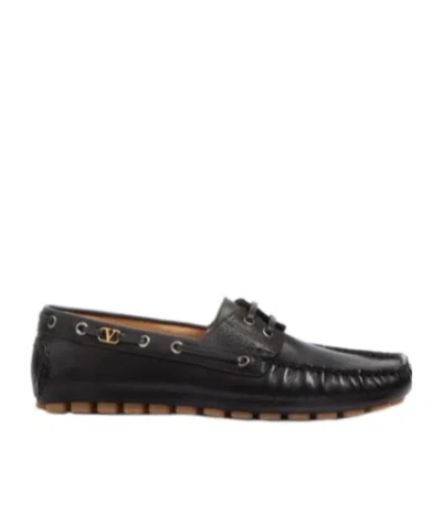 VALENTINO GARAVANI VALENTINO DRIVER FASTAWAY LACE-UP BOAT SHOES