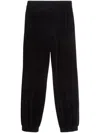 VALENTINO LOGO-PATCH CHENILLE TRACK trousers