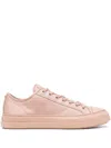 Valentino Garavani Logo-patch Lace-up Sneakers In Pink