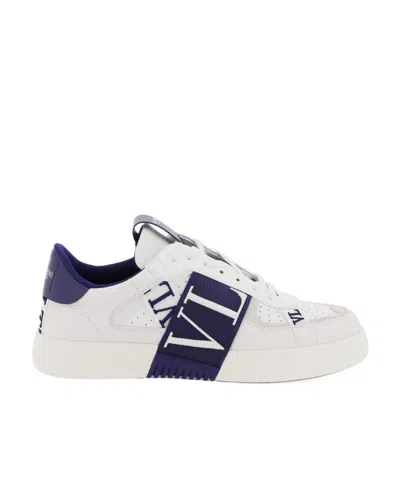 Valentino Garavani Valentino Vltn Leather Slip-on Sneaker In Neutral