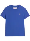 Valentino Vlogo Patch Crewneck T-shirt In Blue