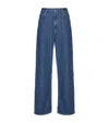 Valentino Blue Medio Denim Trousers Woman Denim 28 In Blue