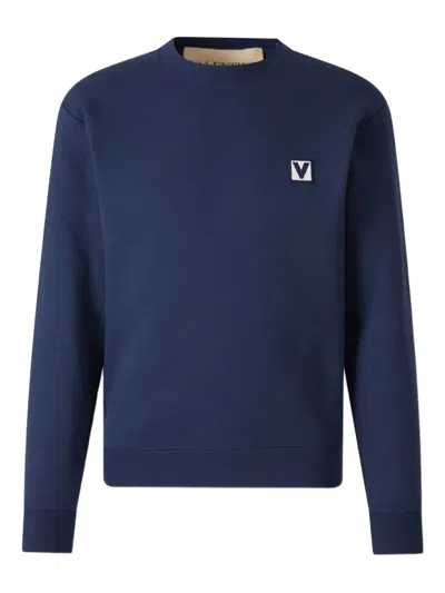 VALENTINO LOGO-PATCH SWEATSHIRT
