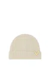 VALENTINO GARAVANI VALENTINO LOGO PLAQUE BEANIE