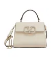 Valentino Logo-plaque Tote Bag In White