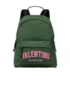 Valentino Logo-print Top-handle Backpack In Green