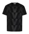 Valentino Garavani Man T-shirt Black Size S Cotton