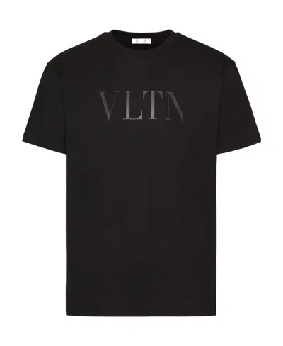 Valentino Basic Crew Neck T-shirt In Black