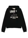 Valentino Cotton Fabric Sweatshirt With Comfortable Fit In Black