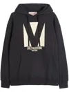Valentino Chez Hooded Sweatshirt In Black