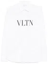 Valentino Logo-print Shirt In White