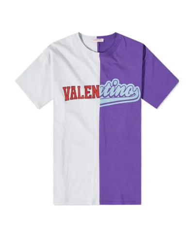 Valentino Logo-print Short-sleeved T-shirt In White