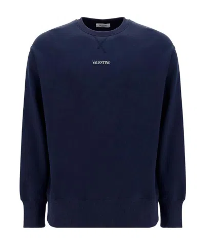 Valentino Logo-print Sweatshirt In Black