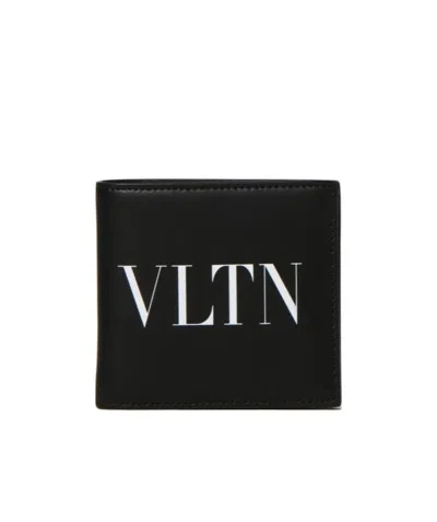 VALENTINO GARAVANI LOGO PRINTED DOUBLE FOLD WALLET
