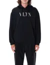 VALENTINO VALENTINO LOGO PRINTED DRAWSTRING HOODIE