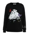 Valentino Logo Printed Hoodie In Black