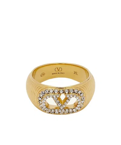 Valentino Garavani Logo Ring In No