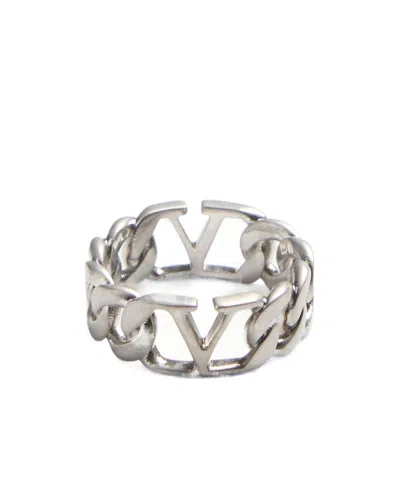 VALENTINO GARAVANI VLOGO SIGNATURE METAL RING