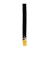 Valentino Garavani Velvet Scarf With Embroidery Woman Multicolour Uni In Black