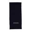 Valentino Logo Scarf In Black