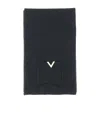 Valentino Wool Scarf In Black
