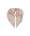 Valentino Logo Scarf In Nude