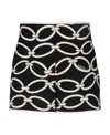Valentino Logo Shorts In Black