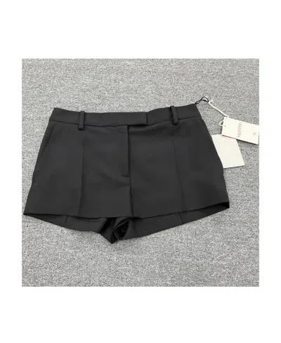 Valentino Logo Shorts In Black