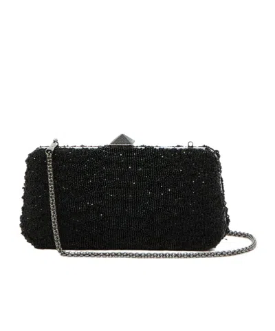 Valentino Garavani Logo Shoulder Bag In Black