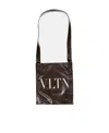Valentino Logo Shoulder Bag In Black