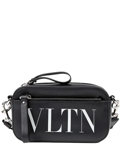 Valentino Garavani Valentino Logo Shoulder Crossbody Bag (authentic Pre-loved) In Black