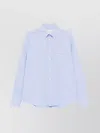 Valentino Camicia Maniche Lunghe Vlogo Signature Shirts Light Blue In Blue