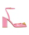 Valentino Garavani One Stud 90 Mm Patent Leather Pumps In Nero