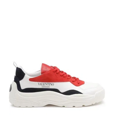 Valentino Garavani Logo Sneakers In White