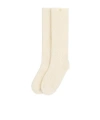 Valentino Logo Socks In White