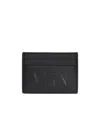 Valentino Logo Stamp Card Package In Black