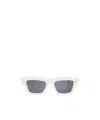 Valentino Logo Sunglasses In Gray